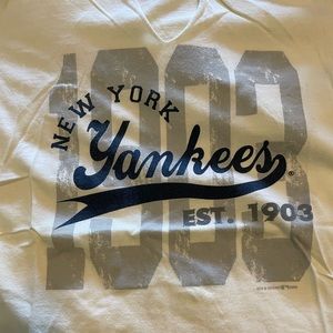 New York Yankees Junior Medium T-shirt White